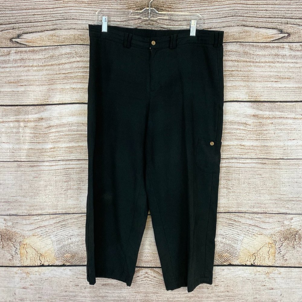 2/$15 Columbia GRT Black Capri Pant